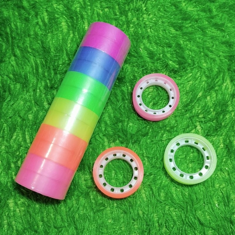 

ISOLASI BAZIC 1/2 X 10 0902 Polos Warna Neon(6pcs)