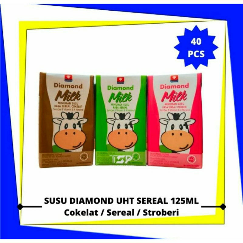 

Diamond Milk Susu UHT 125ml Chocolate 1 dus