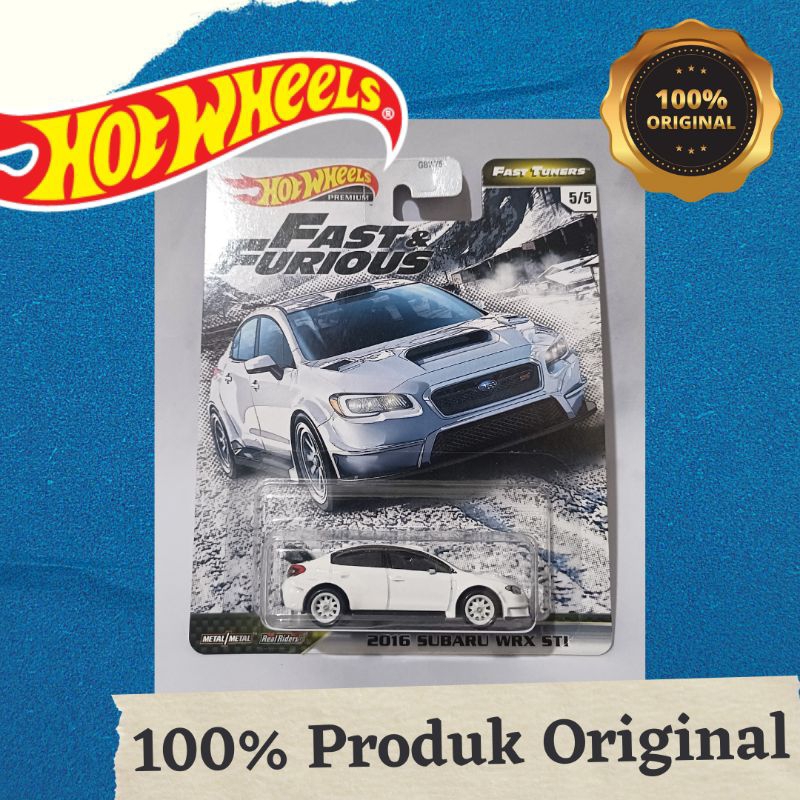 Hot Wheels Fast and Furious Fast Tuners 2016 Subaru WRX STI Ban Karet