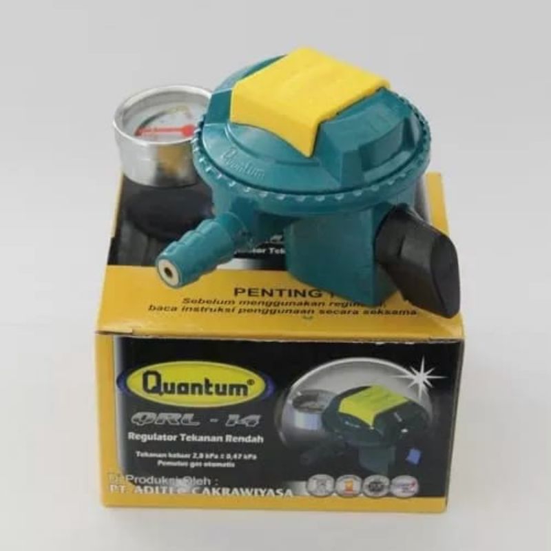 NEW REGULATOR QUANTUM QRL-14 REGULATOR GAS ANTI BOCOR