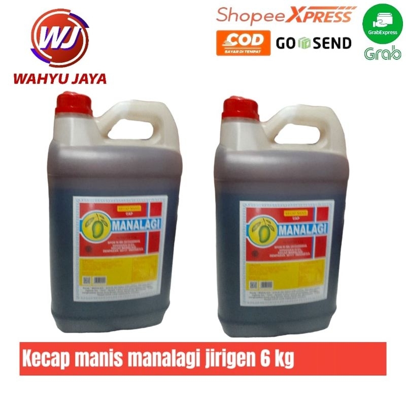 

Kecap manis manalagi jirigen 6 kg