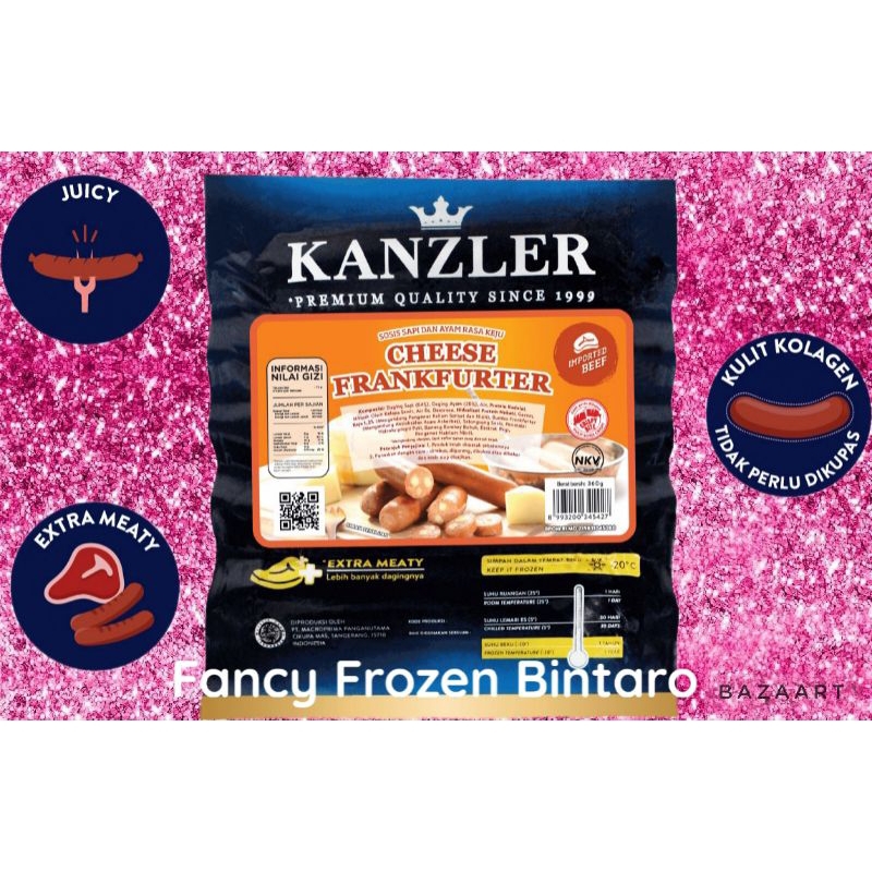 

Kanzler Sosis Cheese Frankfurter