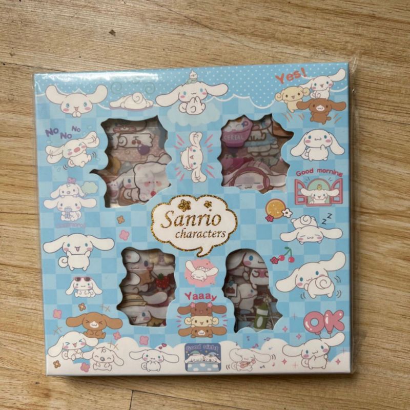 

STICKER BOX ISI 100PCS/STICKER SANRIO STICKER MIXUE STICKER CINAMOROLL STICKER MELODY