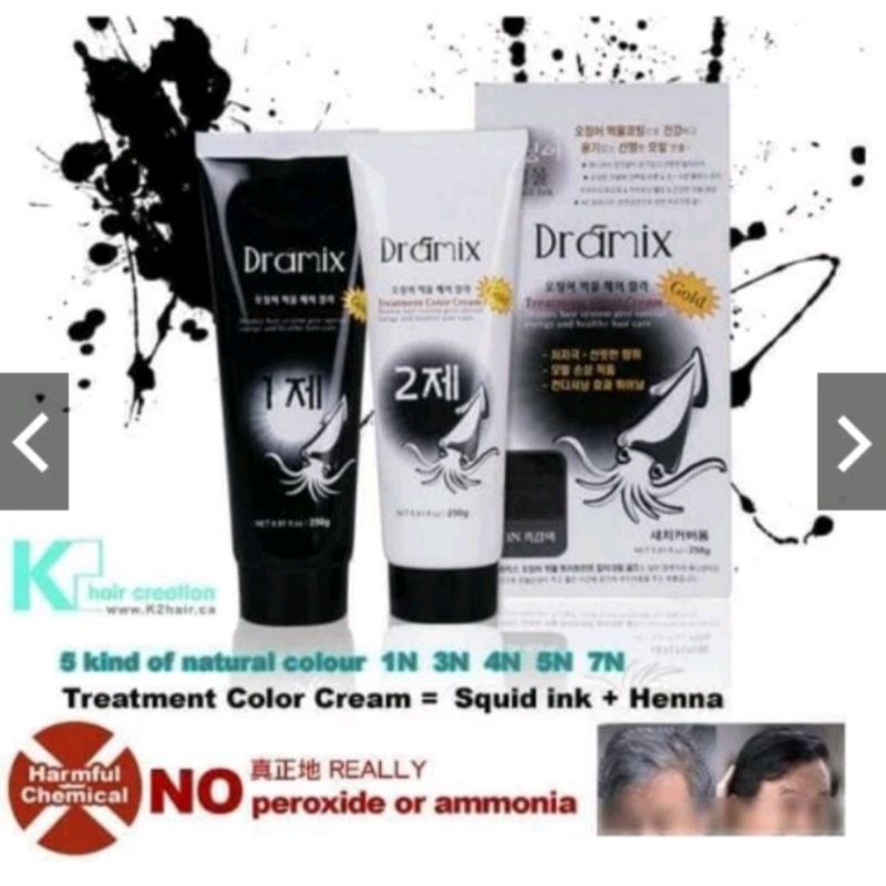 Dramix Hair / Cat Rambut Dramix Korea / Cat Rambut Sotong