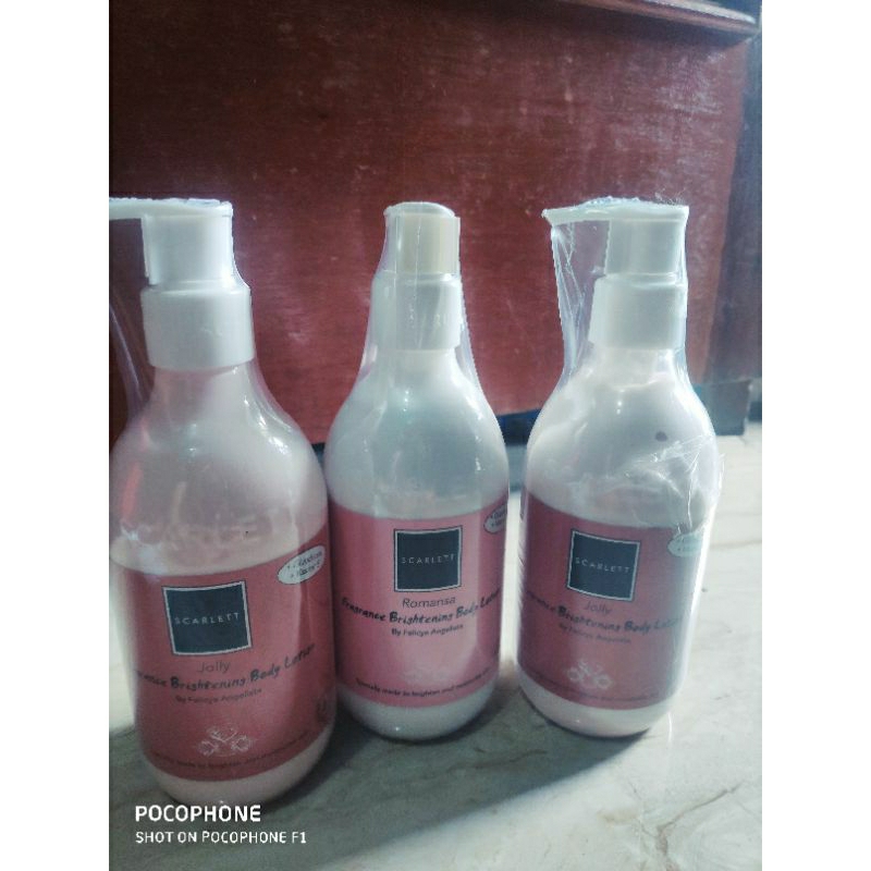 Scarlet brighthening hand n body lotion