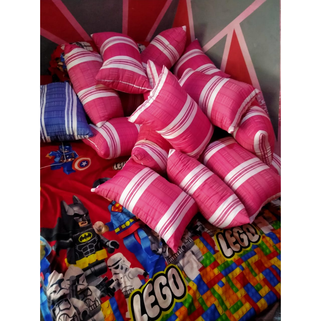 Termurah 2pcs Bantal Kapuk Asli Empuk Padat Full Kapuk Bersih Tanpa Biji/Bantal Asli 100% Kapuk Tanp