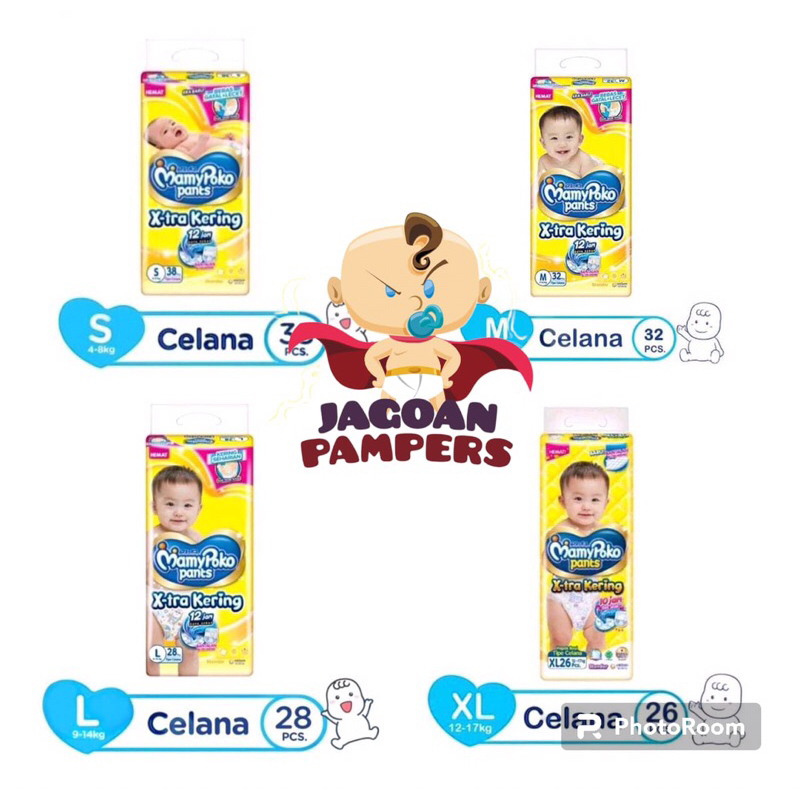 MOMY POKO EXTRA KERING  NBS44/S38/M32/L28/XL26