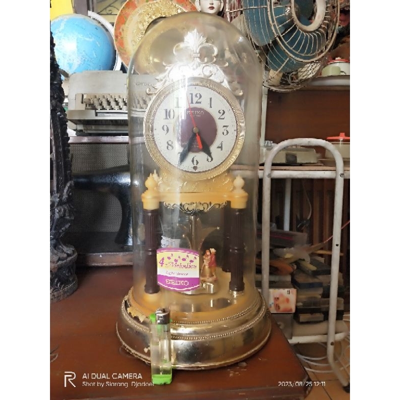 jam tabung jam meja jadul lawas, Seiko japan