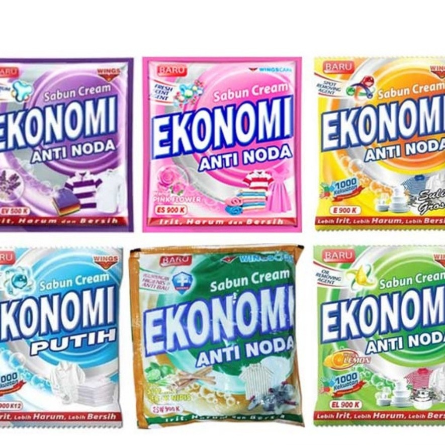 SABUN EKONOMI CREAM ANTI NODA 168gr SABUN COLEK WINGS BIRU DETERJEN GROSIR MURAH