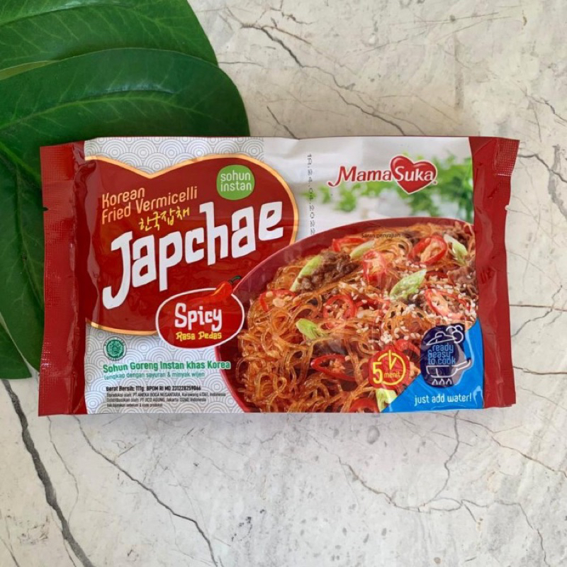 

Mamasuka Japchae Sohun Instan Spicy 111gr