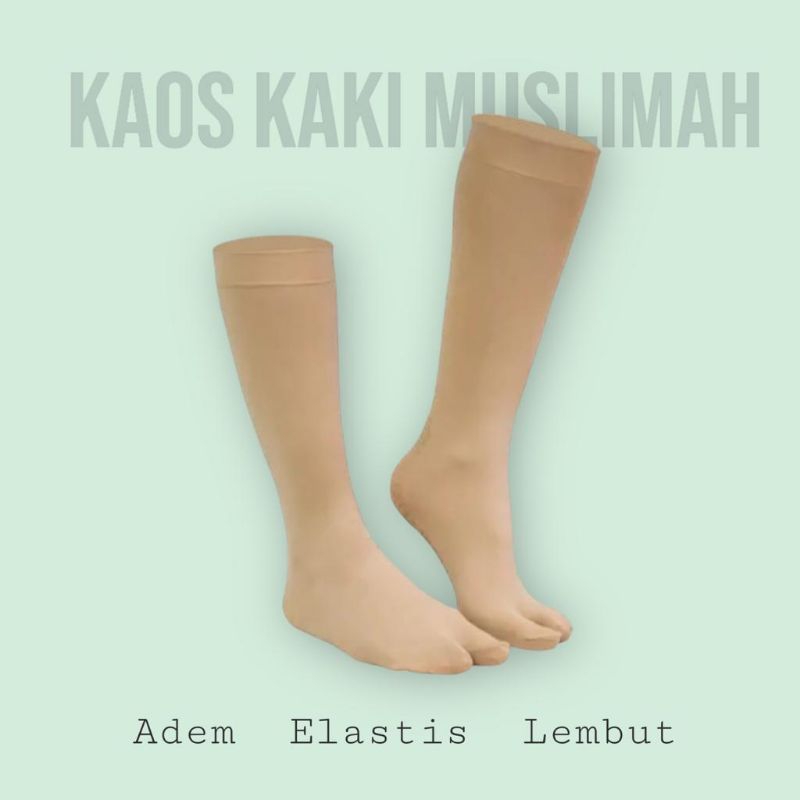 Kaos Kaki Muslimah || Kaos kaki stocking warna kulit