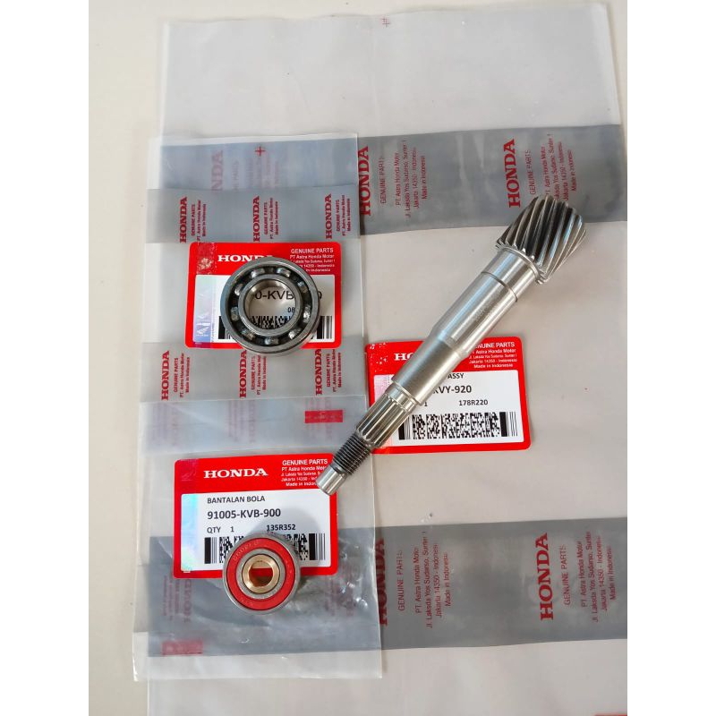 AS PULLY+BEARING(KVY)HONDA BEAT KARBU/SCOOPY KARBU/SPACY KARBU/ORI
