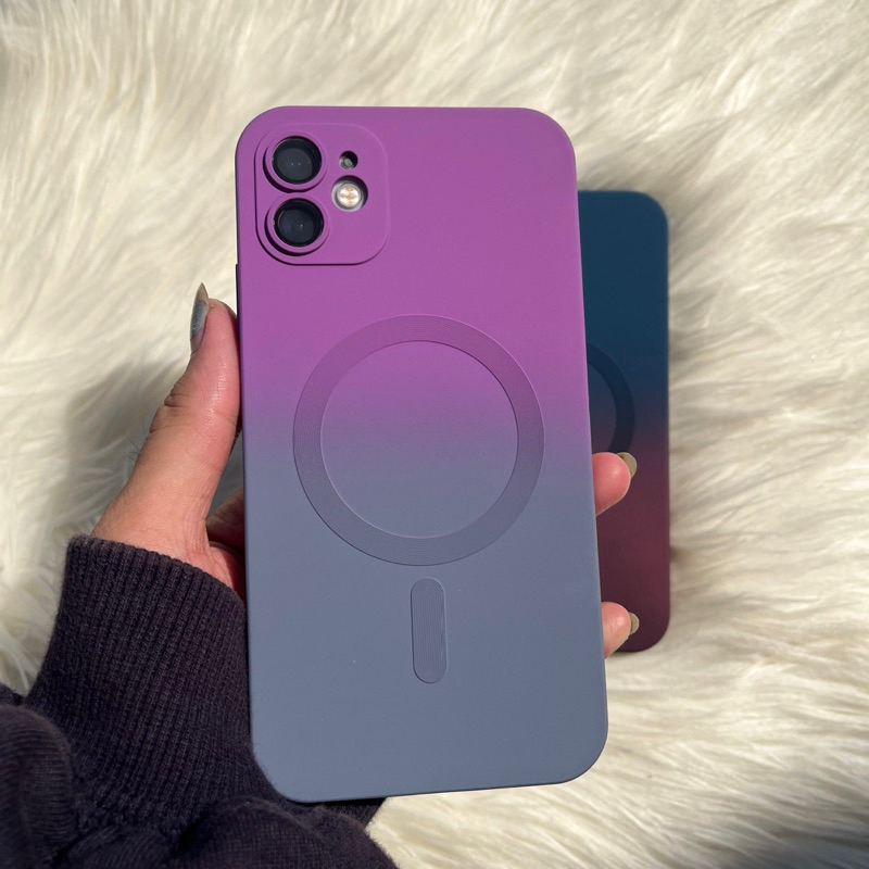 CASE MAGSAFE GRADASI LILAC FOR IPHONE X XR XSMAX 11 12 13 14