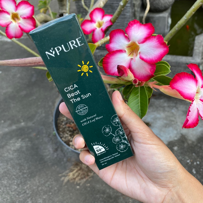 Npure Sunscreen Cica Beat The Sun SPF 50 PA ++++ 35ml