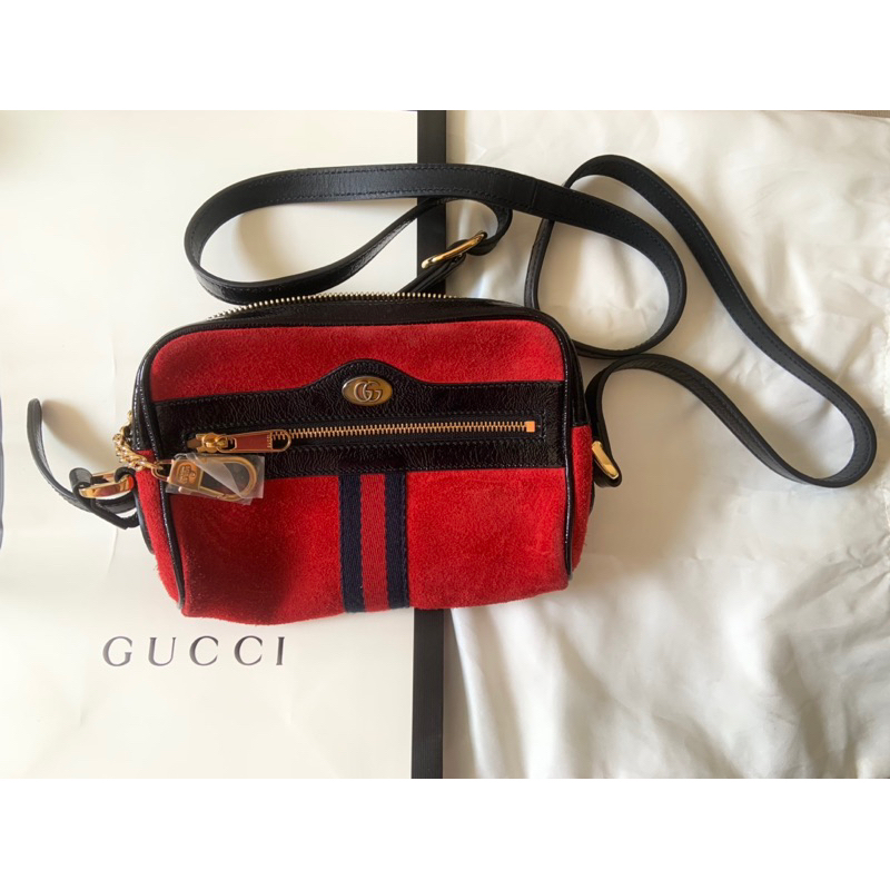 gucci ophidia red bag