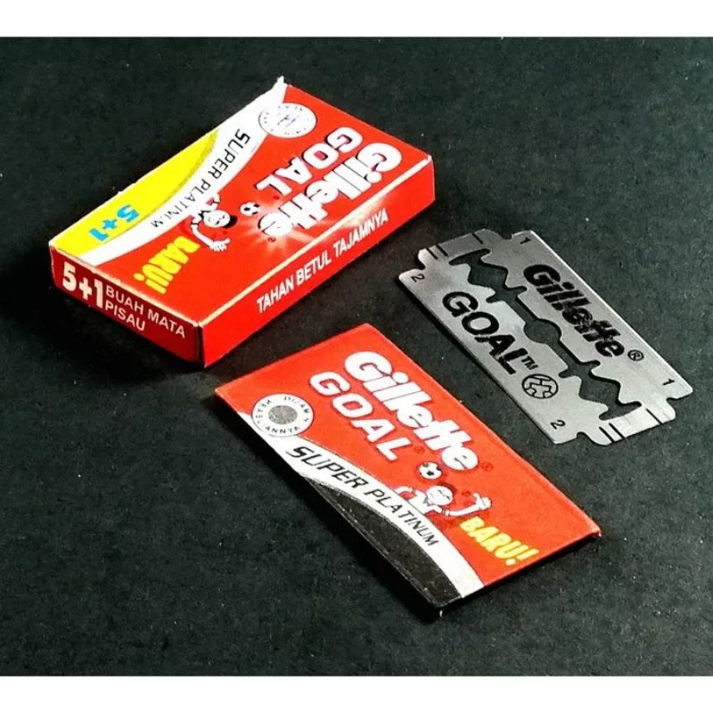 silet goal/gillette goal ori/pisau cukur