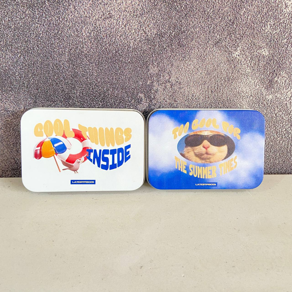 Kaleng M Custom Satuan  / Kaleng Aluminium Custom / Kaleng Souvenir