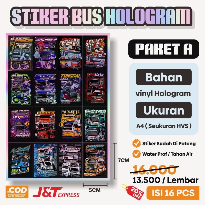 

Sticker Kids Panda Hologram Viral, ( Isi 25pcs) Stiker Hologram Keren