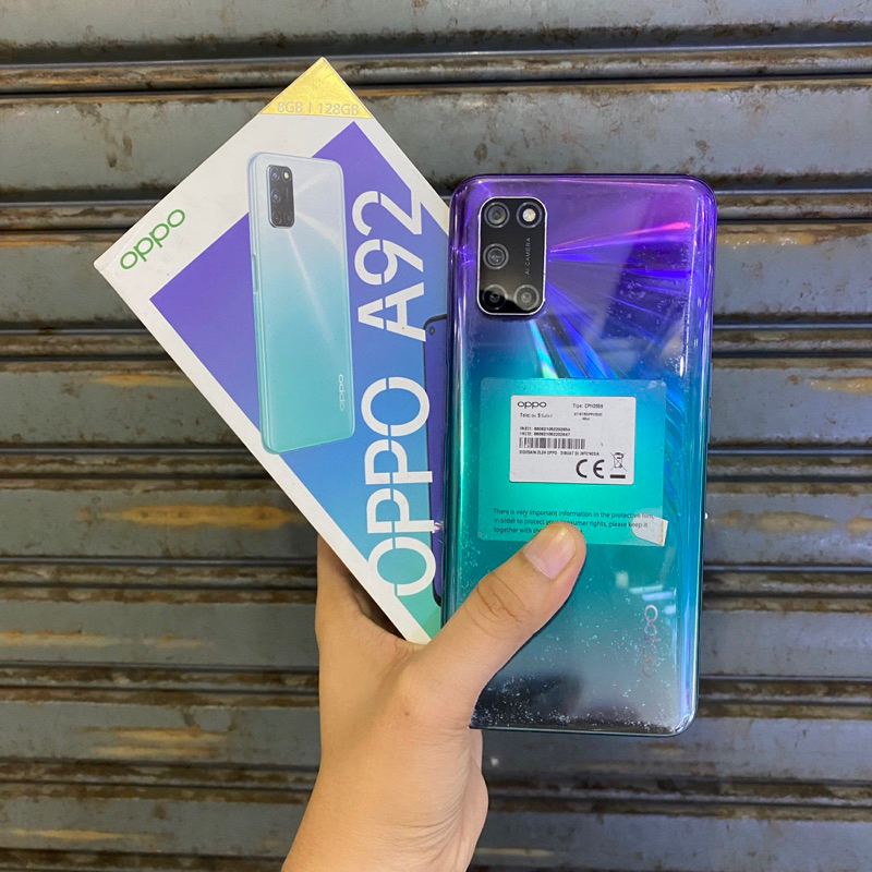 Oppo A92 8/128gb second bekas pakai normal original