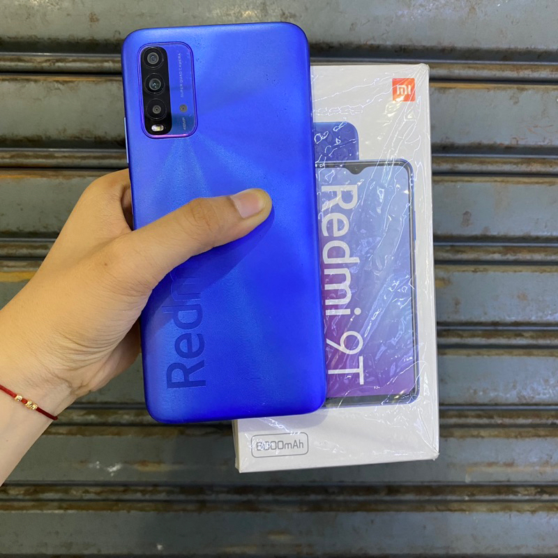 Redmi 9T 6/128gb second bekas pakai normal fullset ori