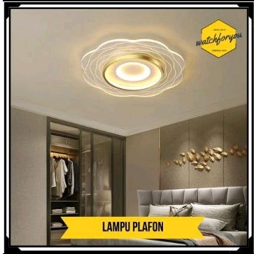 Lampu Plafon Rumah Minimalis Modern 3 Warna Dimmable Plafon LED
