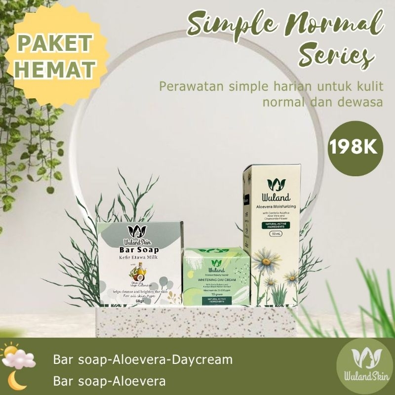 Wuland skincare PAKET SIMPLE NORMAL SERIES