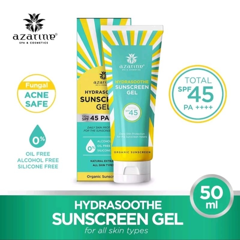 Azarine Hydrasoothe Sunscreen Gel SPF 45 PA++++ 50ml ss