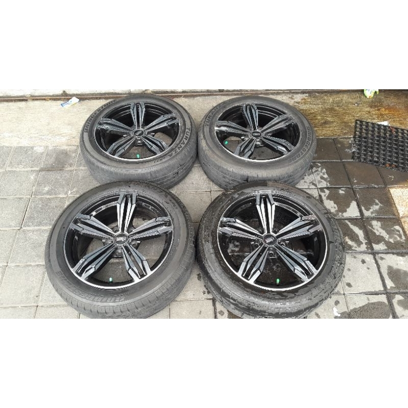 VELG DAN BAN SEKEN MOBIL RACING HSR MERKIN RING 17 KHUSUS DI BMW
