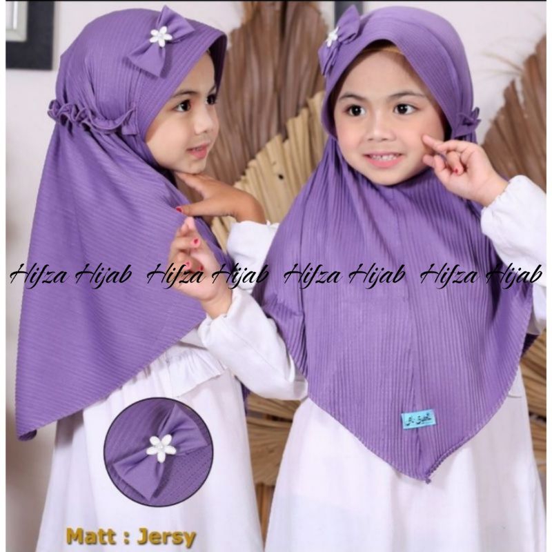 Jilbab Instan Anak Jersey Premium / Kerudung Anak / Hijab Anak 1-7 Tahun / Hijab Anak Lucu