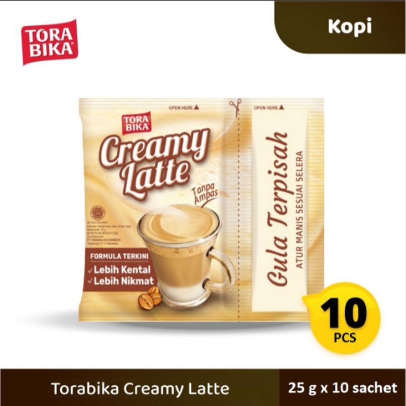 

TORABIKA CREEMY LATE DENGAN GULA TERPISAH