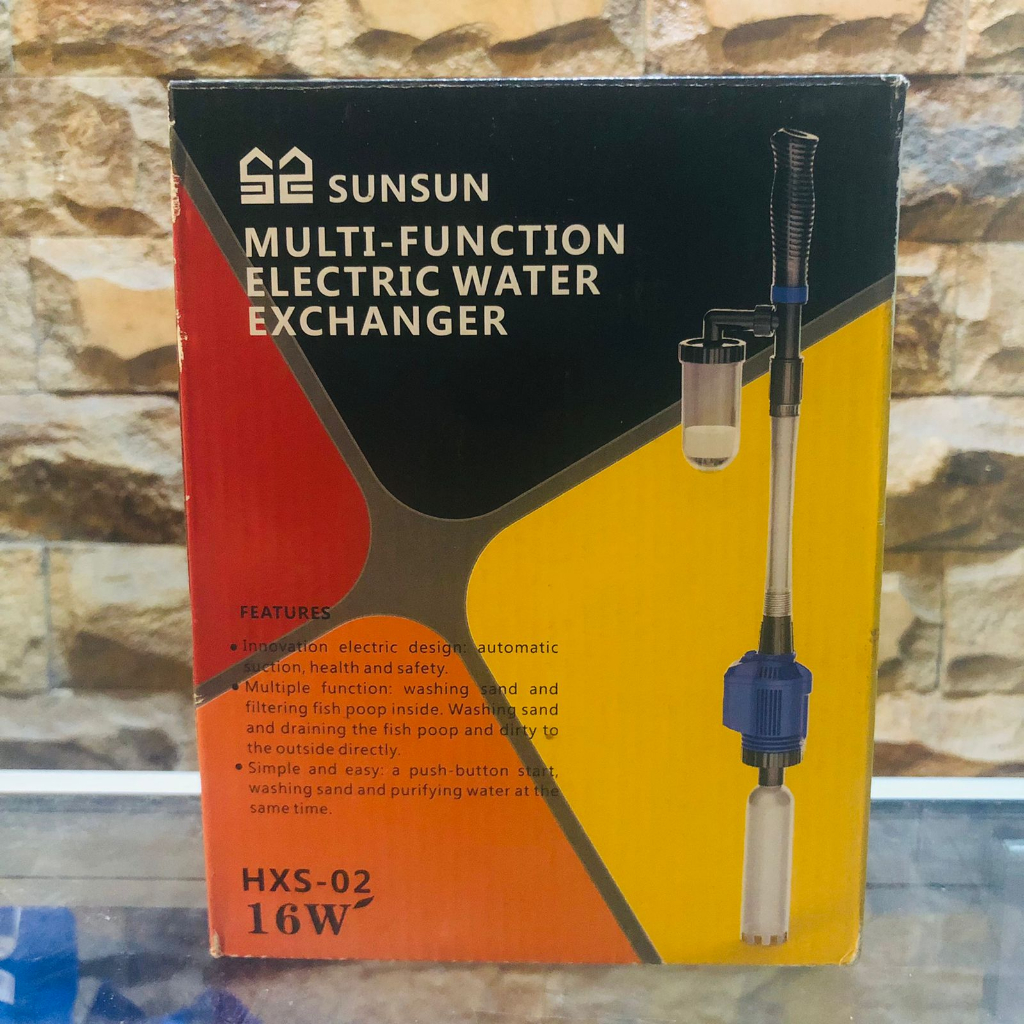 sunsun multi function electric water exchanger HXS-02// FILTER AIR MULTI FUNGSI DARI SUNSUN