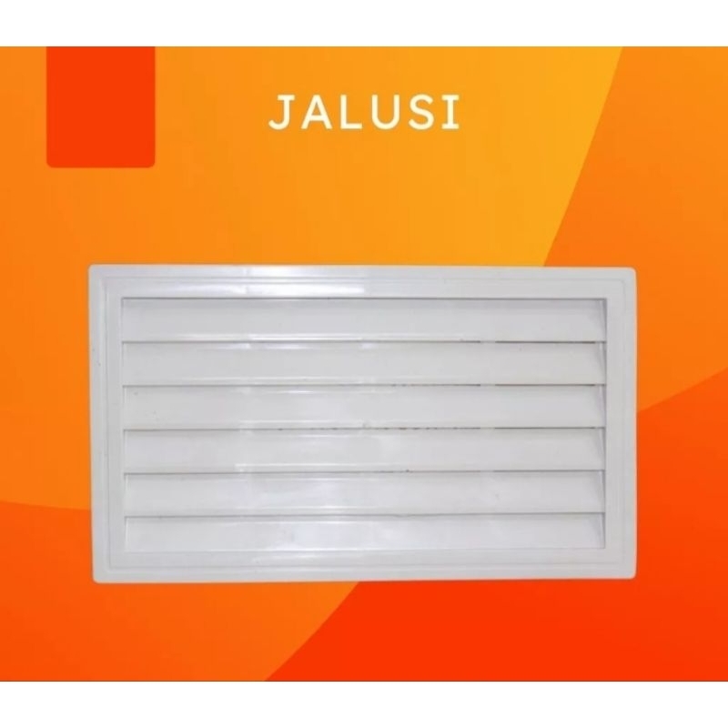 Kisi-kisi udara/Jalusi/Ventilasi Udara Pintu Kamar Mandi PVC