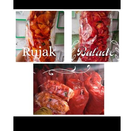 

keripik singkong balado dan rujak