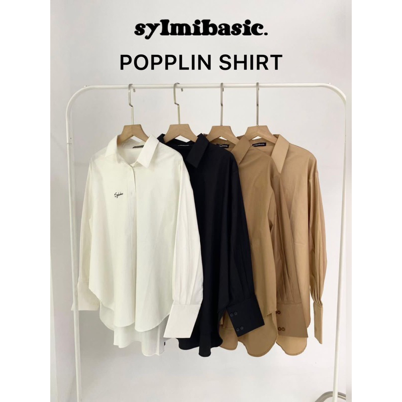 SYLMI BASIC POPPLIN SHIRT