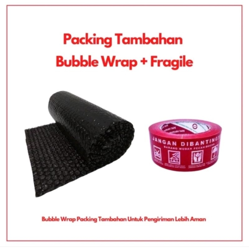 

Packingan Tambahan Bubble Wrap + Frogile