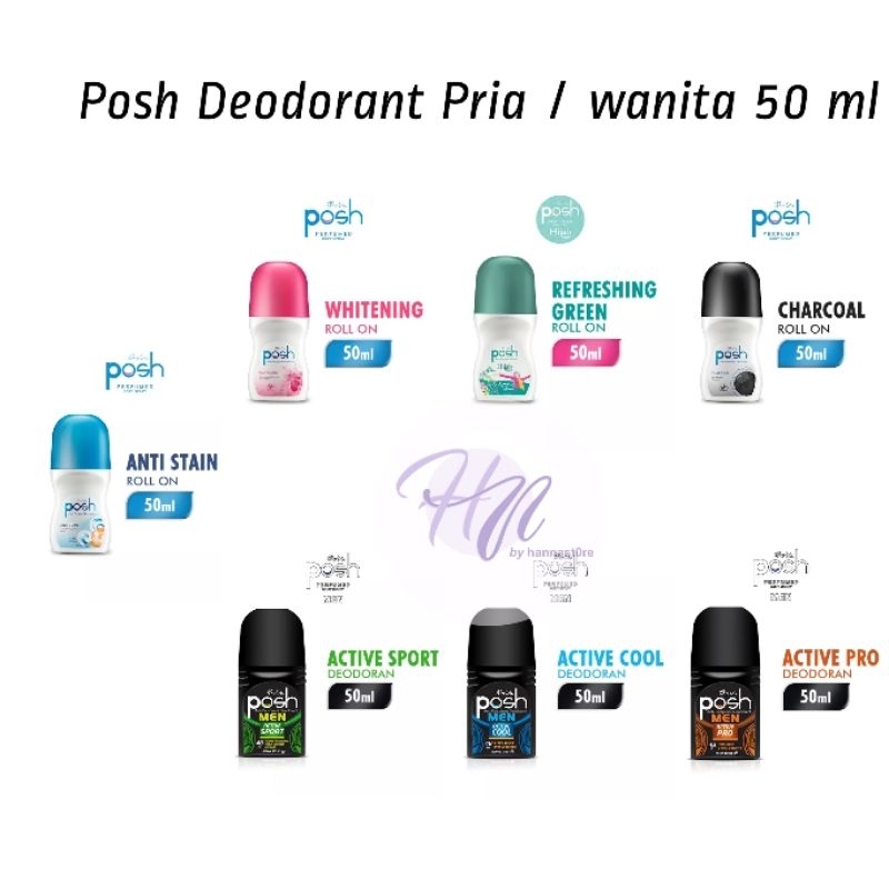 Posh Deodorant 50 ml / posh men deodorant
