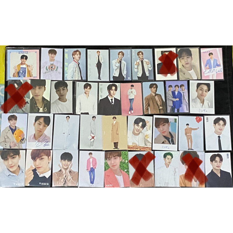 Trading Card Tc Photocard Pc Pola Mingyu Tc 97Line,  Season Greeting, Caratland, We Make You, Happy 