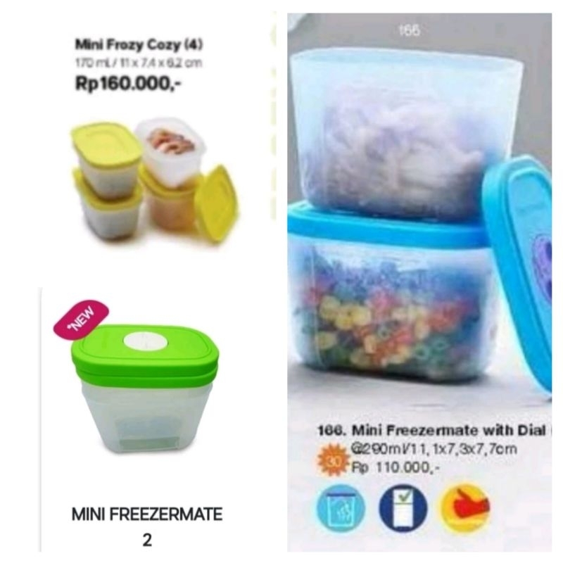 Tupperware Mini Frezer per pcs 170ml