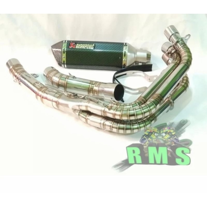 Knalpot Racing zx25r Knalpot Racing zx25r Fullsystem Akrapovic Carbon