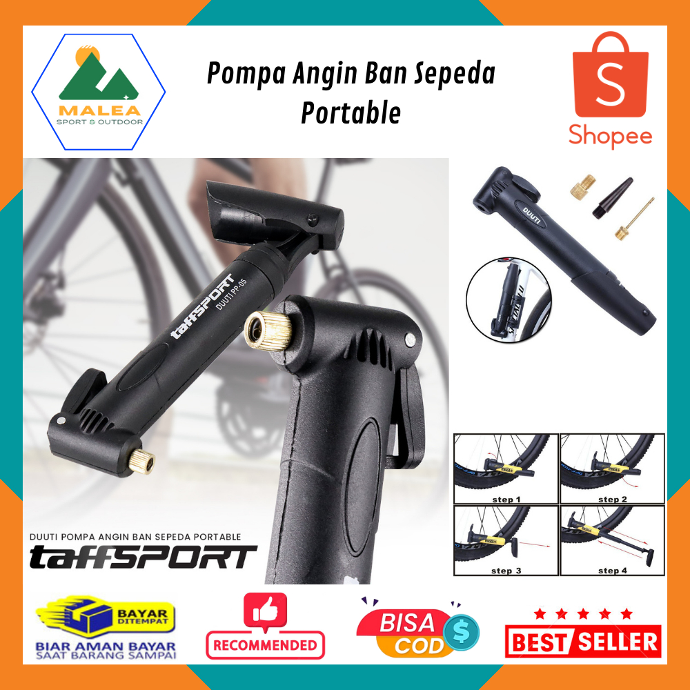 Pompa Angin Ban Sepeda Portable / Pompa Udara Sepeda Ban Tick Super Ringan Kecil Aksesori Pompa Sepe