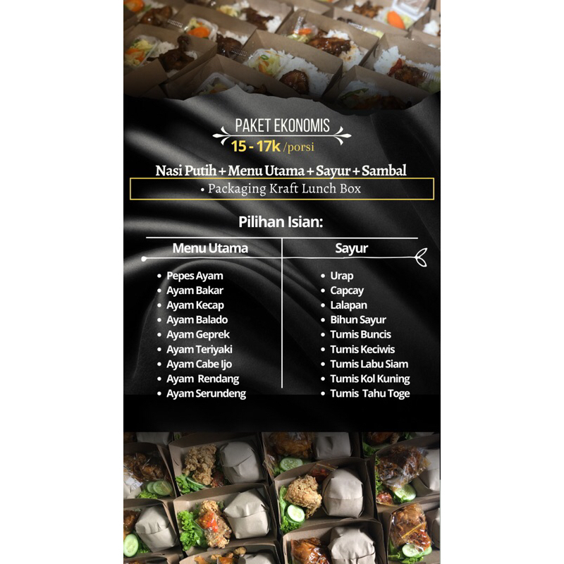 

Catering Nasi Box Ekonomis Bandung