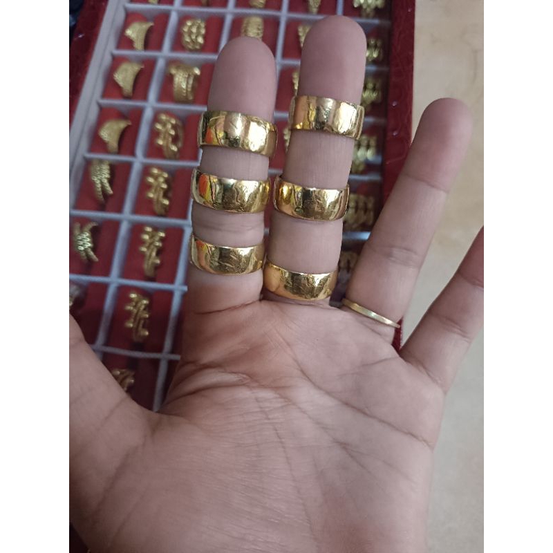 cincin koin 91 polos 15gr