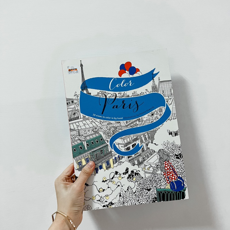 

Color Paris Adult Coloring Book Murah English