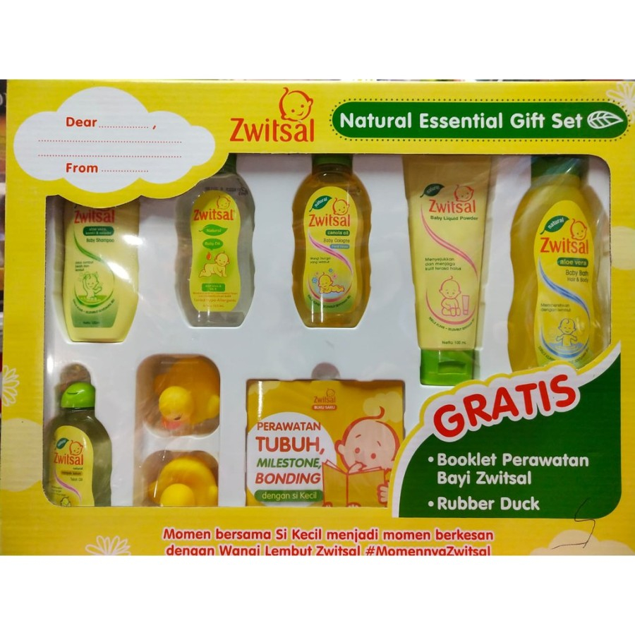 Zwitsal Baby Spa Gift Box - Paket Set Lengkap Zwitsal Perlengkapan Bayi