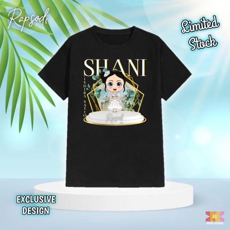 Kaos T-Shirt rapsodi x shani jkt48 unisex