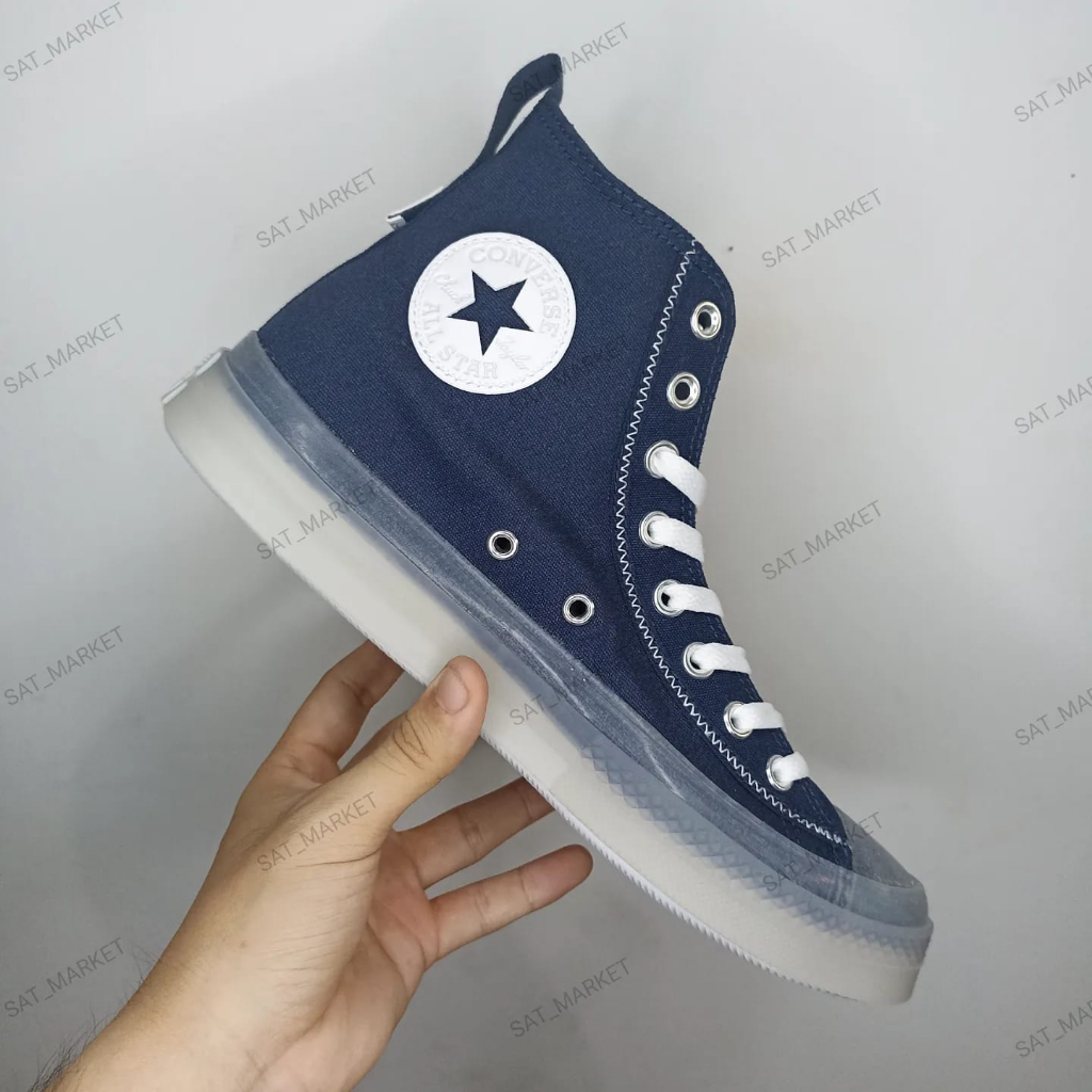 Converse CTAS CX Explore Hi Obsidian (sepatu pria converse original 100% official store)