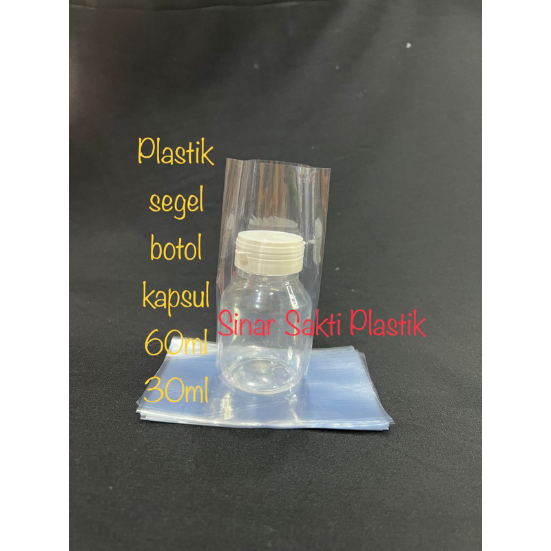plastik segel botol kapsul 30ml & 60ml