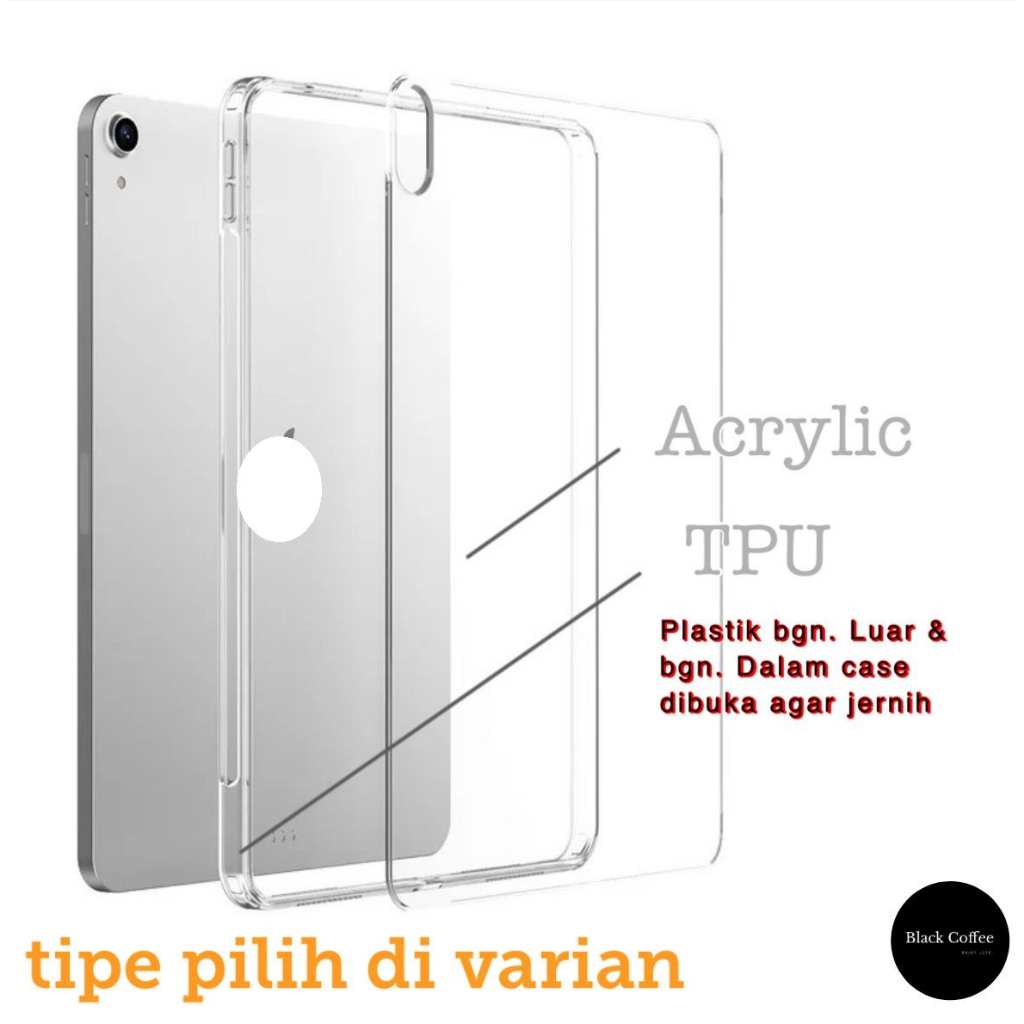 ACRYLIC CASE BENING IPAD 11 (A16) 10 9 8 7 / AIR 11 13 7 6 5 4 / AIR M3 M2 M1 / MINI 7 (A17 Pro) / M