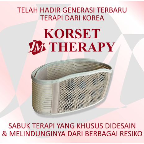 JM Power Waist Korset Terapi Sakit Pinggang Sabuk Terapi Gwisamunsok