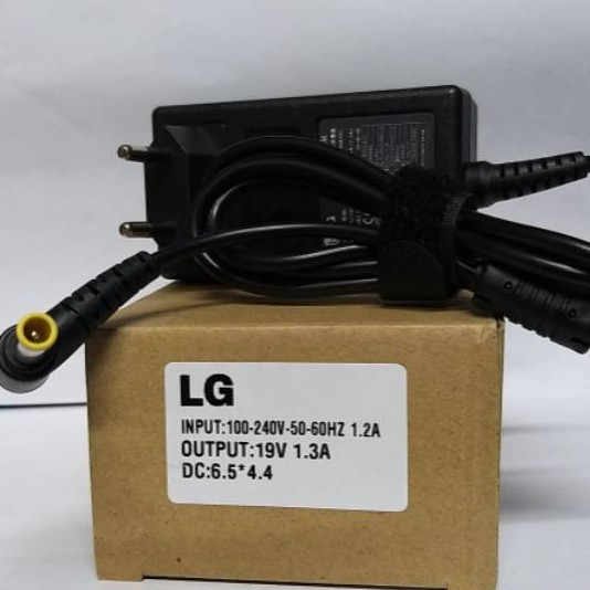 Adaptor LG nyatu - LCD/LED Monitor LG 19V -1.3A Kabel Power AC